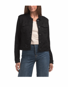 Image of sale on Julia Cropped Jacket with Drop Shoulder