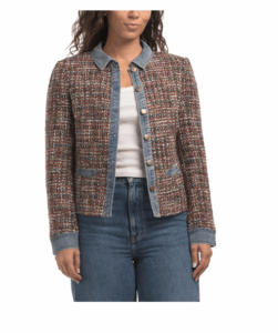 Image of sale on Mixed Media Trucker Style Jacket