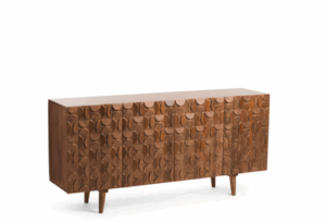 Image of sale on 63x15x29.5 Solid Wood Modern Front Cabinet