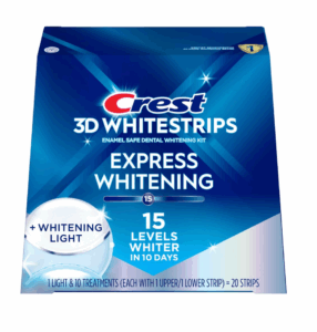 Image of sale on Crest 3d Whitestrips Express Whitening + Led Light 10 Treatments
