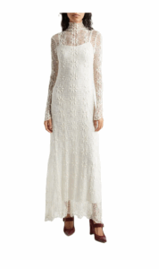 Image of sale on Talia Long Sleeve Lace Maxi Dress Size L