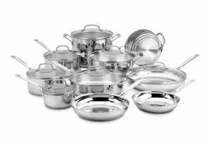 Image of sale on 17-piece Cookware Set, Chef’s Classic Steel