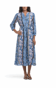 Image of sale on The Mila Twilight Stripe Printed Dress