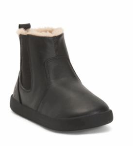 Image of sale on Unisex Leather Faux Fur Lined Rider Boots (toddler)