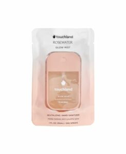 Image of sale on Touchland Glow Mist Revitalizing Hand Sanitizer Spray, Rosewater Scented