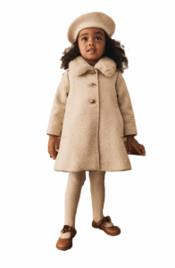 Image of sale on Kids’ Faux Fur Collar Coat