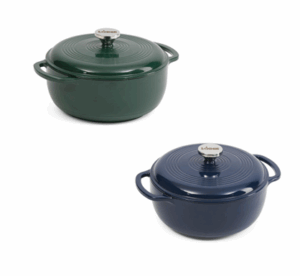 Image of sale on 4.5qt Enameled Cast Iron Dutch Oven with Stainless Steel Knob