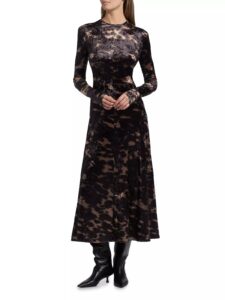 Image of sale on Jynx Velvet Cut out Maxi Dress