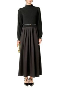 Image of sale on Belted Long Sleeve Dress