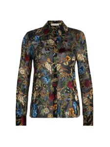 Image of sale on Willa Floral Semi-sheer Top