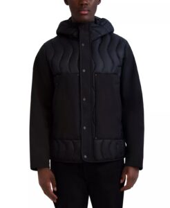 Image of sale on Men’s Mixed Media Mid-weight Puffer Jacket