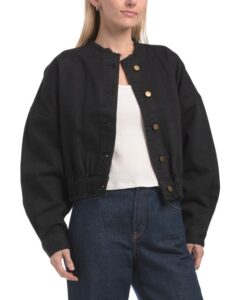 Image of sale on Denim Bomber Jacket