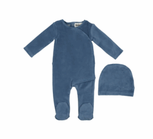 Image of sale on Velour Wrap Footie & Hat Set