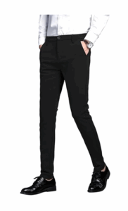 Image of sale on Men’s Stretch Dress Pants Slim Fit Skinny Suit Pants