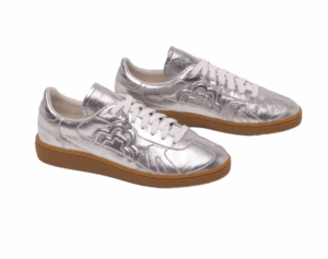 Image of sale on Metallic Leather Sneakers