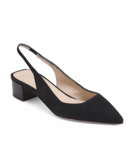 Image of sale on Suede Block Heel Slingback Pumps