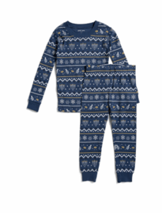 Image of sale on Kids Chanukkah Fair Isle Pajama Set 9m-7y