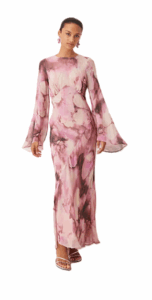 Image of sale on Phoenix Midaxi Dress in Pink Blur Print