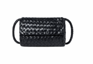Image of sale on Vinnie Mini Woven Leather Crossbody
