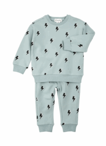 Image of sale on Lightning Print Sweatshirt & Joggers Set 3-18m