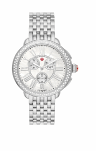 Image of sale on Serein Diamond Bracelet Chronograph Watch, 40mm X 38mm
