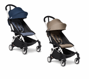Image of sale on Babyzen Yoyo2 Ultra Compact 6+ Stroller – White / Taupe