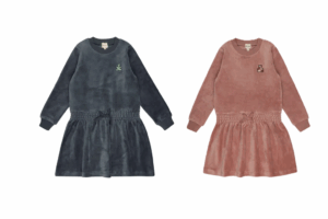 Image of sale on Velour Plaid Bear Collection – Dress