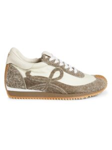 Image of sale on Women’s Flow Brushed Suede Runner Sneakers