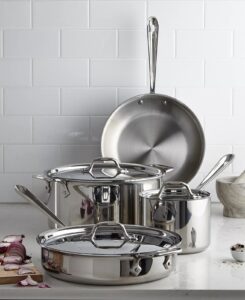 Image of sale on D3 Stainless Steel Cookware Set 7 Piece