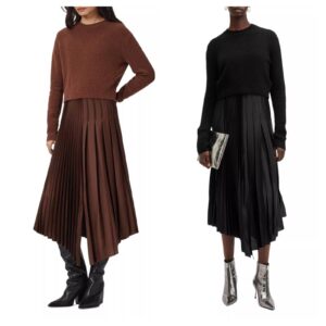 Image of sale on Up to 52% off Jax 2-in-1 Pleated Maxi Dress