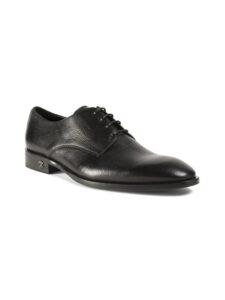 Image of sale on ​plain-toe Leather Oxfords