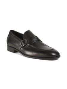 Image of sale on ​buckle Leather Loafers
