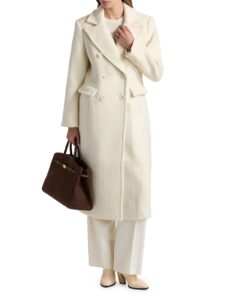 Image of sale on Bria Wool-blend Double-breasted Coat