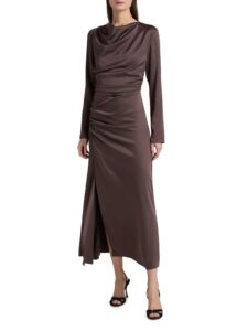 Image of sale on Odessa Draped Midi-dress
