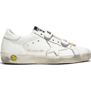 Image of sale on Old School Distressed Sneakers, White