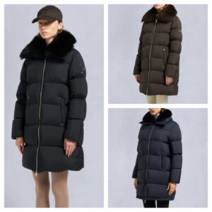 Image of sale on Belle Dune Long Shearling Trim Puffer