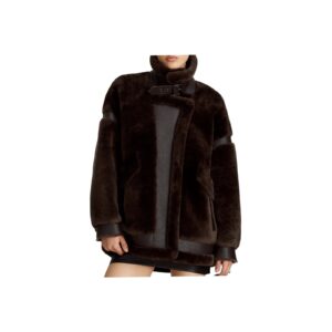 Image of sale on Sean Mixed Leather & Shearling Jacket $100 Gift Card