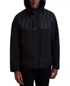 Image of sale on Men’s Mixed Media Mid-weight Puffer Jacket