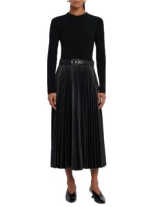 Image of sale on Abilene Mixed-media Midi-dress