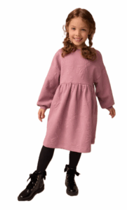 Image of sale on Kids’ Bow Sweatshirt Dress