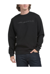 Image of sale on Crew Neck Sweatshirt with Embossed Logo