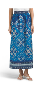 Image of sale on Linen High Slit Skirt