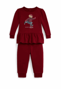 Image of sale on Skater Peplum Graphic Sweatshirt & Joggers Set