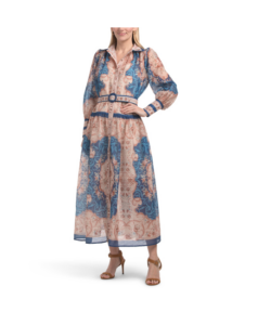 Image of sale on Floral Button Down Dress