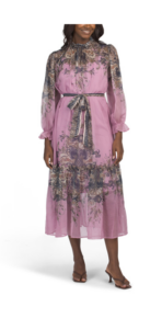 Image of sale on Floral Long Sleeve Maxi Dress
