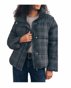 Image of sale on Check Puffer Jacket