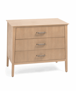 Image of sale on 32×19.5×27.5 Balboa Solid Oak Three Drawer Nightstand