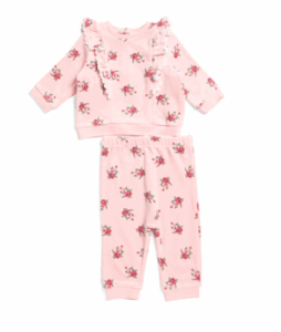 Image of sale on Newborn Girls 2pc Rose Bouquets Top and Pants Set