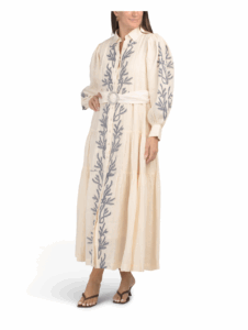 Image of sale on Linen Marie Jane Maxi Dress
