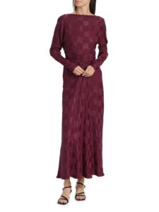 Image of sale on Marta-b Check Maxi Dress